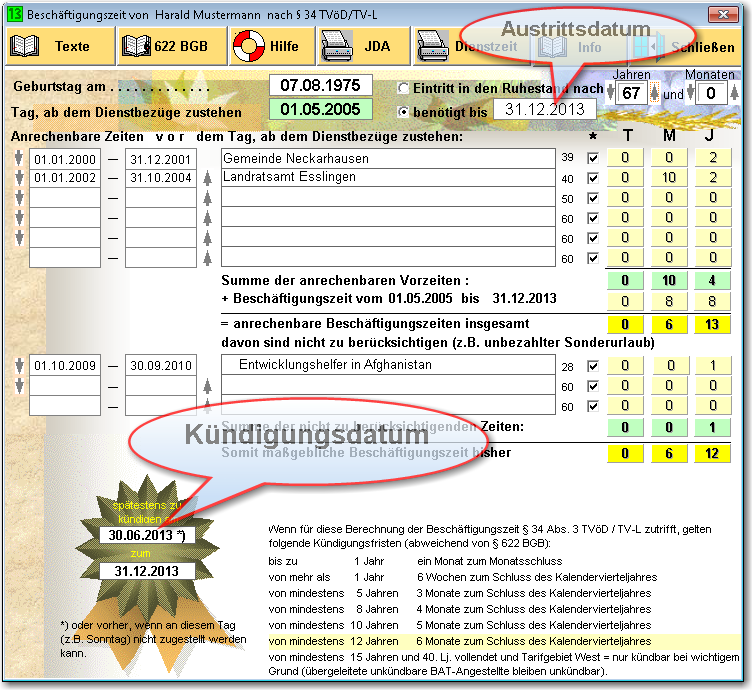 Kndigungsrechner