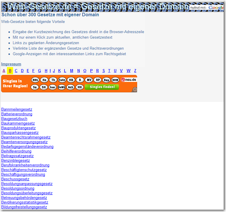 Web-Gesetze